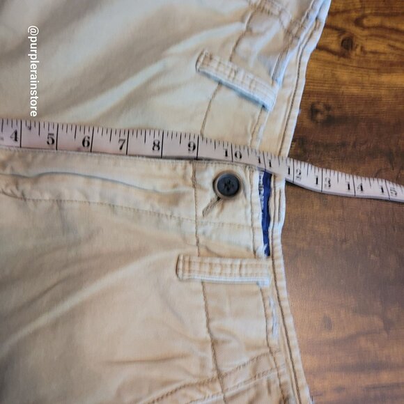 Vtg American Eagle Cargo Shorts 30 Stone Beige Streetwear Outdoor Gorpcore Y2K - Picture 8 of 11